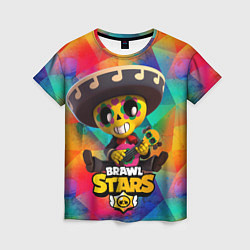 Женская футболка Brawl stars poco Поко