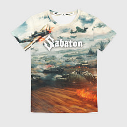 Футболка женская Sabaton, цвет: 3D-принт