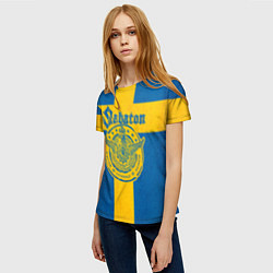 Футболка женская Sabaton, цвет: 3D-принт — фото 2