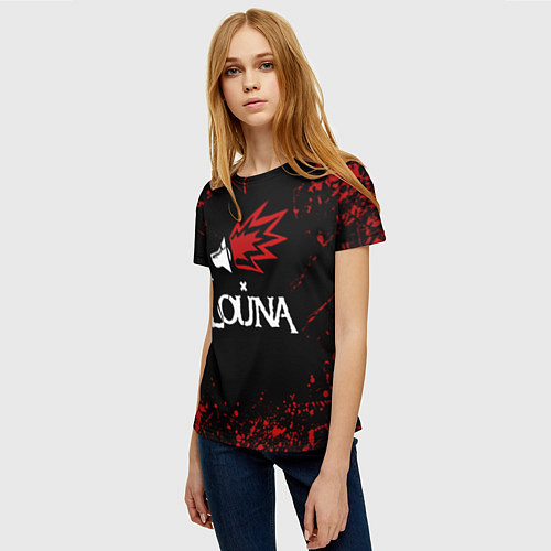 Женская футболка Louna / 3D-принт – фото 3