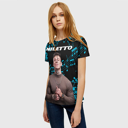 Женская футболка NILETTO / 3D-принт – фото 3