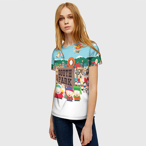 Женская футболка Южный Парк / 3D-принт – фото 3