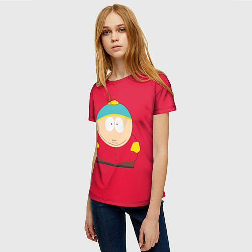 Женская футболка ЮЖНЫЙ ПАРК / 3D-принт – фото 3