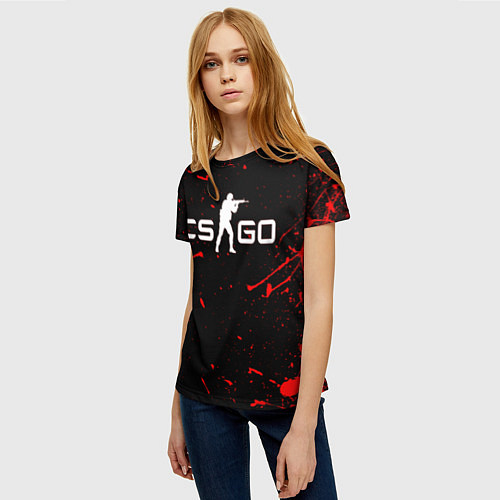 Женская футболка CS:GO / 3D-принт – фото 3
