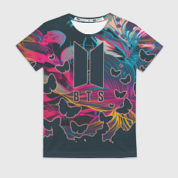 Футболка женская BTS, цвет: 3D-принт