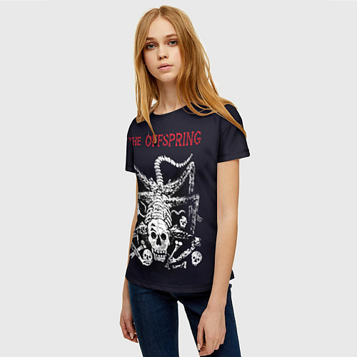 Женская футболка Offspring / 3D-принт – фото 3