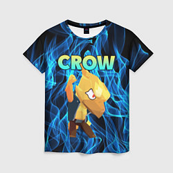 Футболка женская BRAWL STARS CROW, цвет: 3D-принт