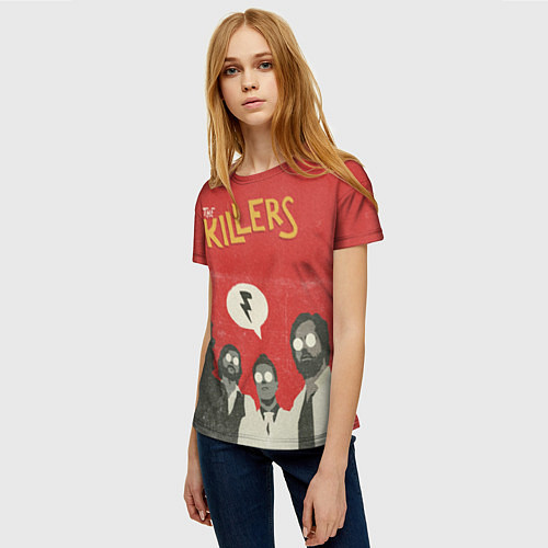 Женская футболка The Killers / 3D-принт – фото 3