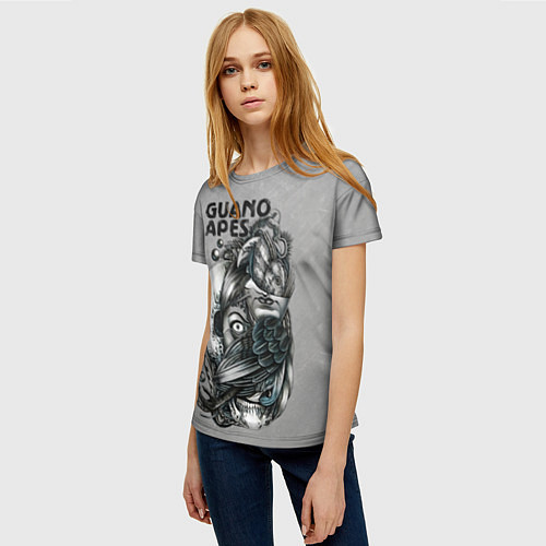Женская футболка Guano Apes / 3D-принт – фото 3