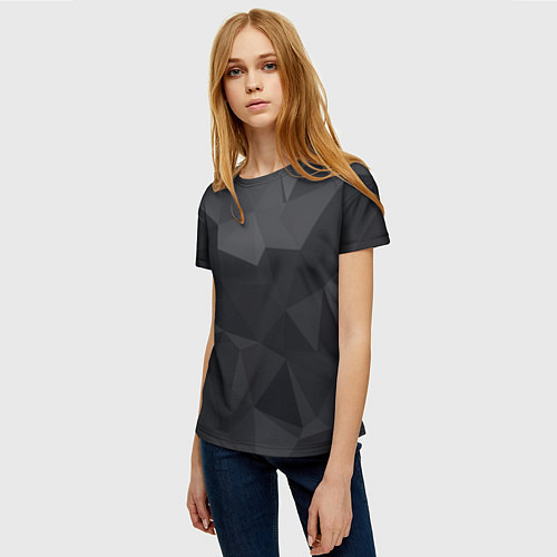 Женская футболка Грани / 3D-принт – фото 3