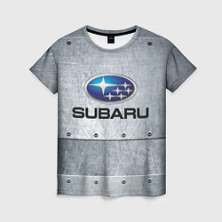 Футболка женская SUBARU, цвет: 3D-принт