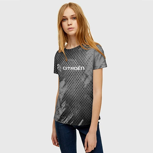 Женская футболка CITROЁN / 3D-принт – фото 3