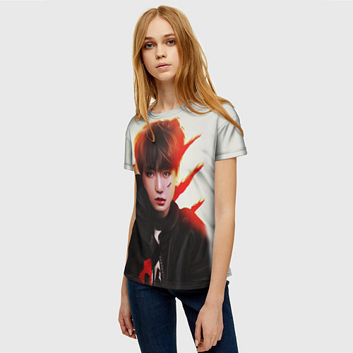 Женская футболка BTS / 3D-принт – фото 3