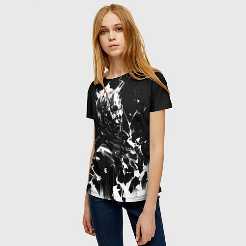 Женская футболка Dead by Daylight / 3D-принт – фото 3