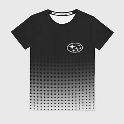Футболка женская Subaru, цвет: 3D-принт