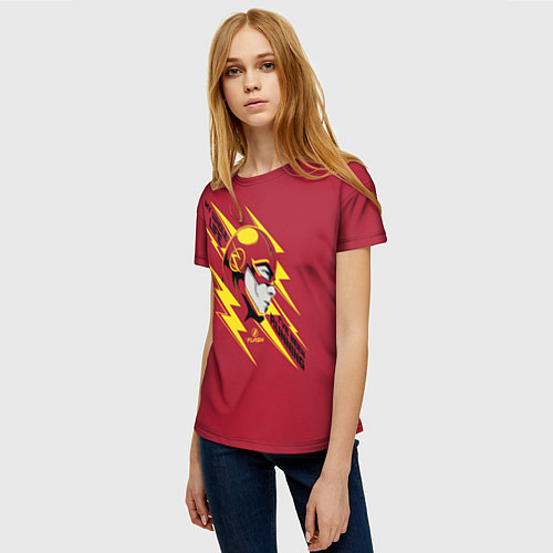 Женская футболка The Flash / 3D-принт – фото 3