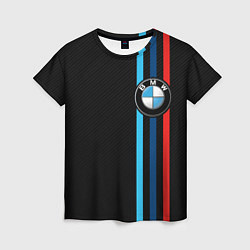 Футболка женская BMW M SPORT CARBON, цвет: 3D-принт