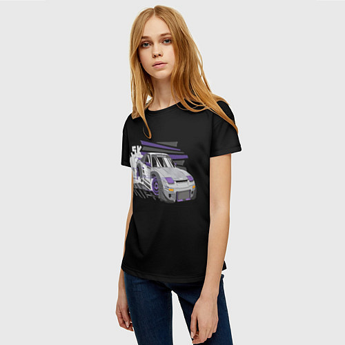 Женская футболка Drift / 3D-принт – фото 3