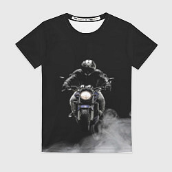 Футболка женская МОТОЦИКЛЫ, цвет: 3D-принт