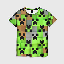 Футболка женская Minecraft, цвет: 3D-принт