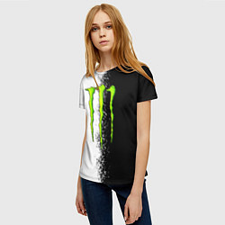 Футболка женская MONSTER ENERGY, цвет: 3D-принт — фото 2