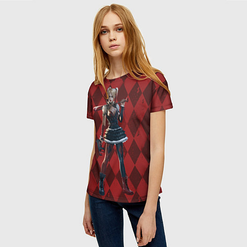 Женская футболка Harley Quinn / 3D-принт – фото 3
