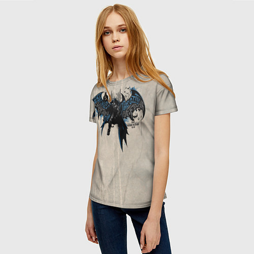Женская футболка Batman: Arkham Knight / 3D-принт – фото 3