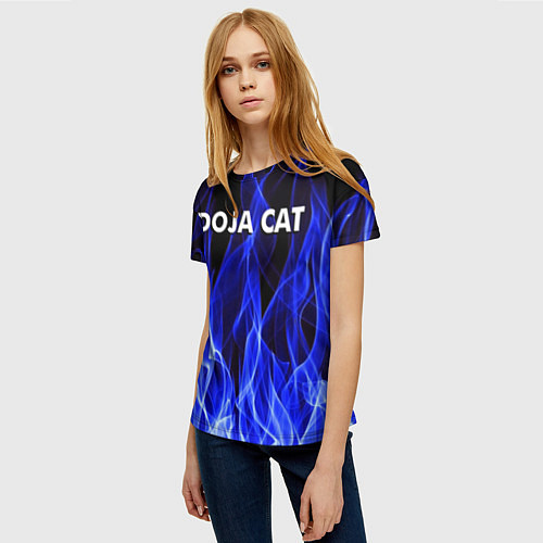 Женская футболка DOJA CAT / 3D-принт – фото 3