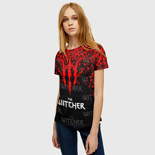 Женская футболка The Witcher / 3D-принт – фото 3