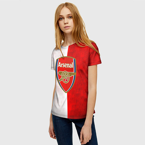 Женская футболка FC Arsenal 3D / 3D-принт – фото 3