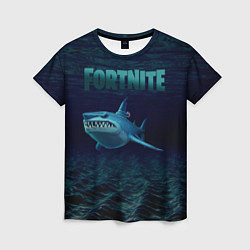 Футболка женская Loot Shark Fortnite, цвет: 3D-принт