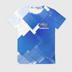 Футболка женская SUBARU, цвет: 3D-принт