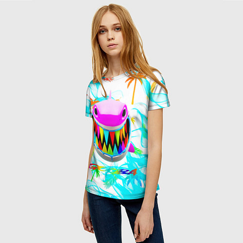 Женская футболка 6ix9ine / 3D-принт – фото 3