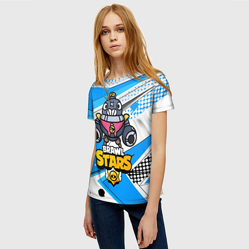 Женская футболка Tick Brawl Stars / 3D-принт – фото 3