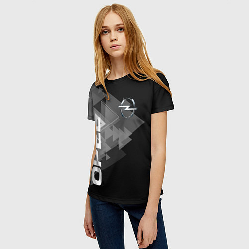 Женская футболка OPEL / 3D-принт – фото 3