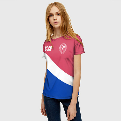 Женская футболка СССР / 3D-принт – фото 3