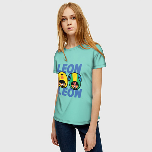 Женская футболка Leon and Sally / 3D-принт – фото 3