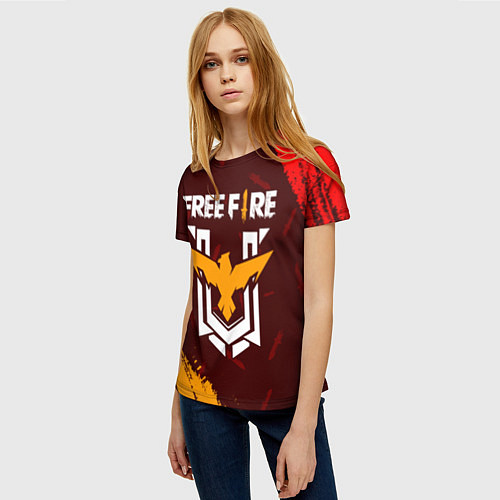 Женская футболка FREE FIRE ФРИ ФАЕР / 3D-принт – фото 3