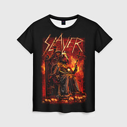 Футболка женская Slayer, цвет: 3D-принт