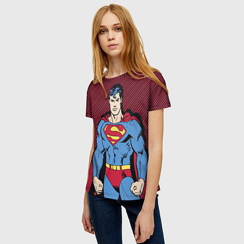 Женская футболка I am your Superman / 3D-принт – фото 3