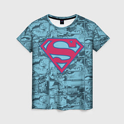 Футболка женская Man of steel, цвет: 3D-принт