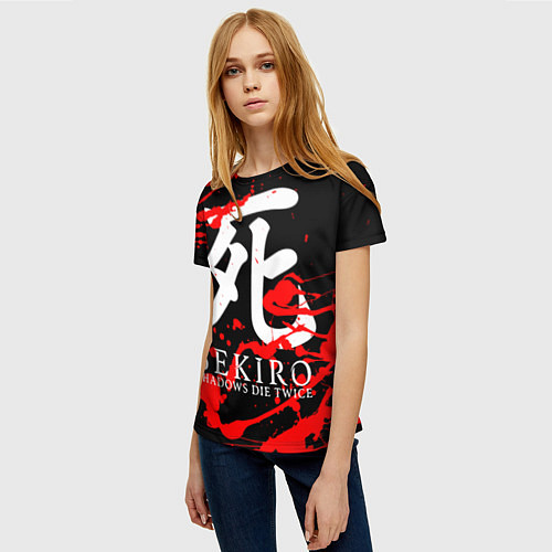 Женская футболка Sekiro: Shadows Die Twice 4 / 3D-принт – фото 3