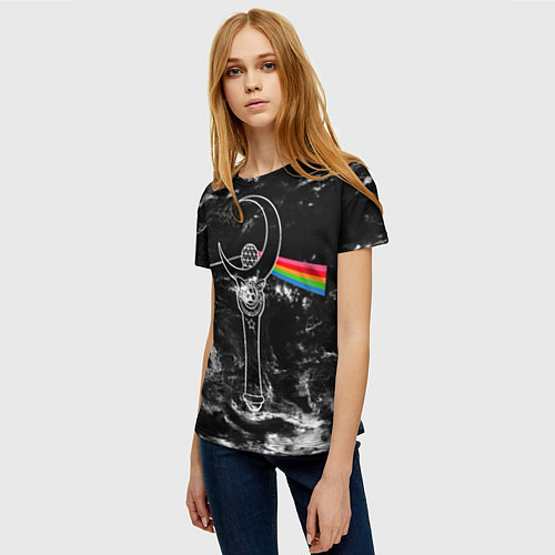 Женская футболка Dark Side of the Moon Stick / 3D-принт – фото 3