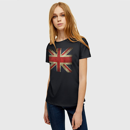 Женская футболка Britain флаг / 3D-принт – фото 3