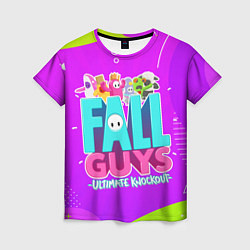 Футболка женская Fall Guys, цвет: 3D-принт