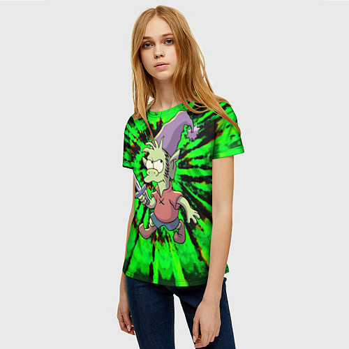 Женская футболка ЭЛФО / 3D-принт – фото 3