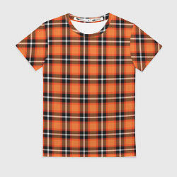 Футболка женская Шотландская клетка, цвет: 3D-принт