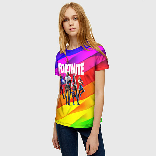 Женская футболка FORTNITE / 3D-принт – фото 3