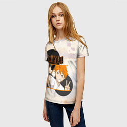 Футболка женская Haikyuu, цвет: 3D-принт — фото 2