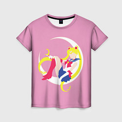 Футболка женская Сейлор мун, цвет: 3D-принт